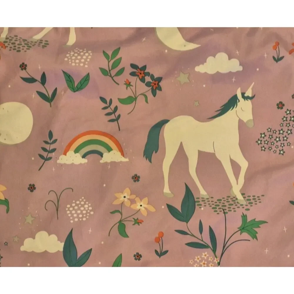 Pillowfort Lavender Unicorn Rainbow Pillow Sham 28x22